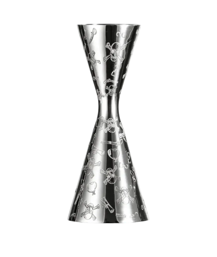 Джиггер с гравировкой Skull Barsoul 30/45 мл