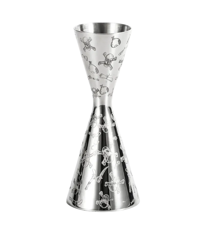 Джиггер с гравировкой Skull Barsoul 30/60 мл