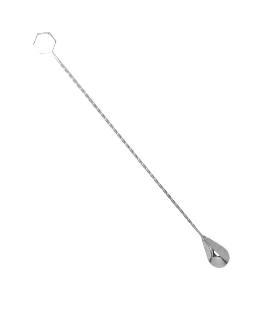 Барная Ложка Cocktail Design 40 см Hex под гравировку