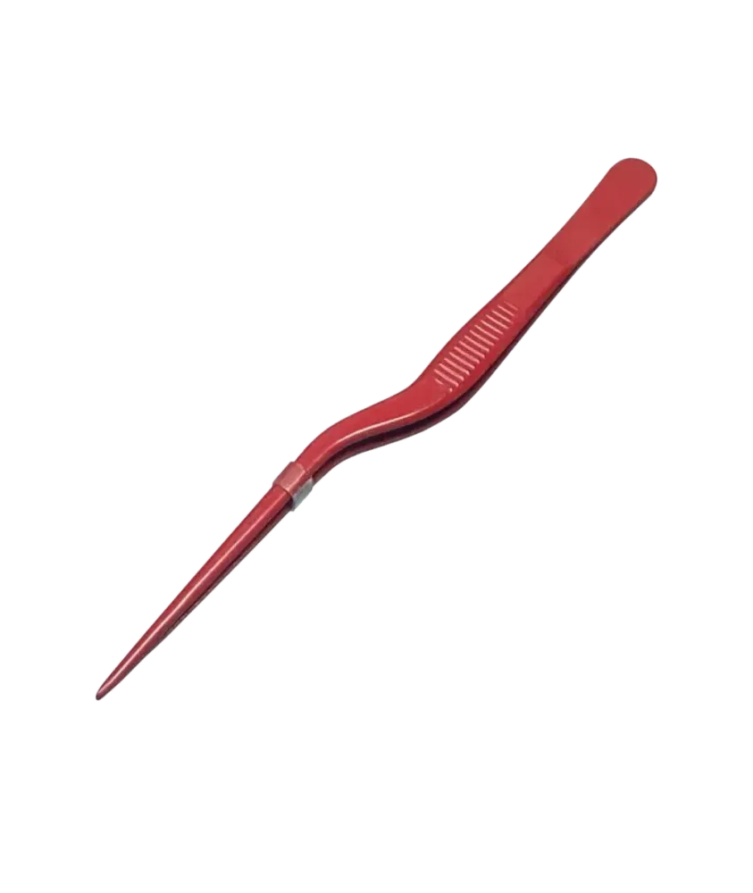 Пинцет Bayonet 16 см красный