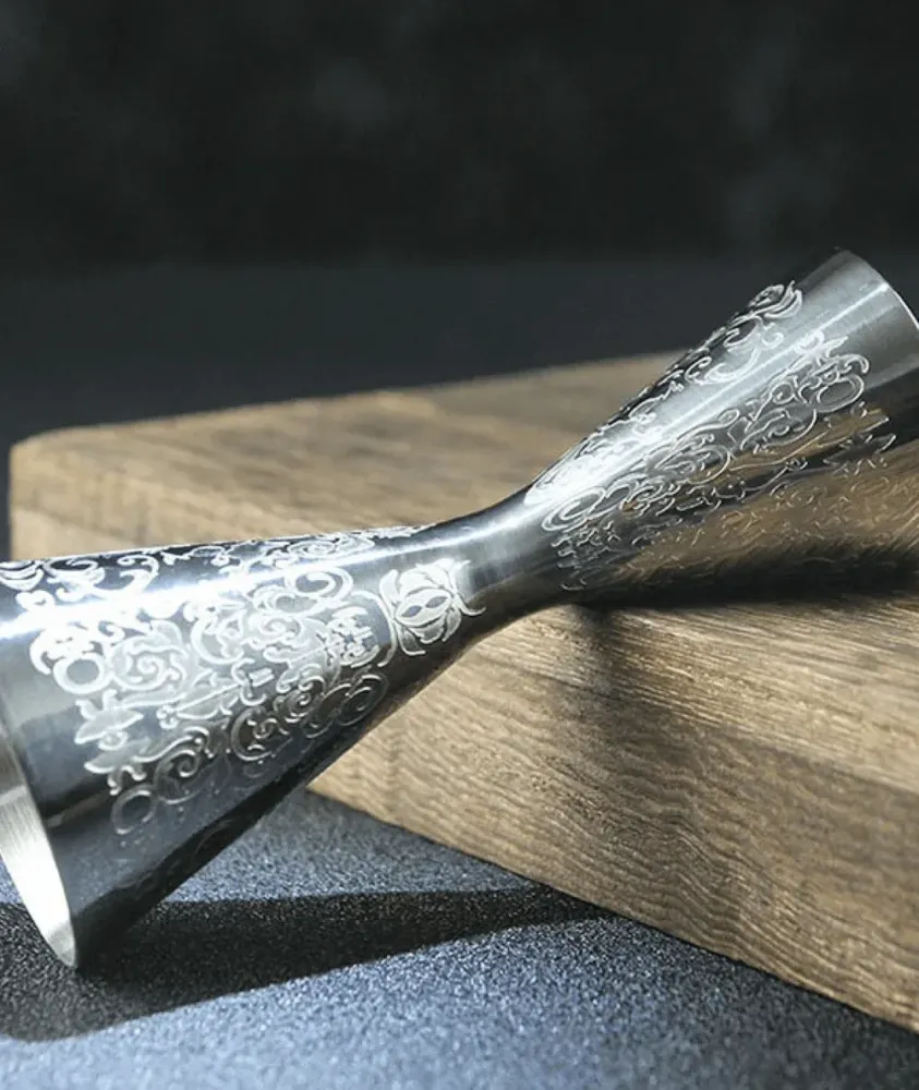 Джиггер с гравировкой "Botanical" Barsoul 30/60 мл.