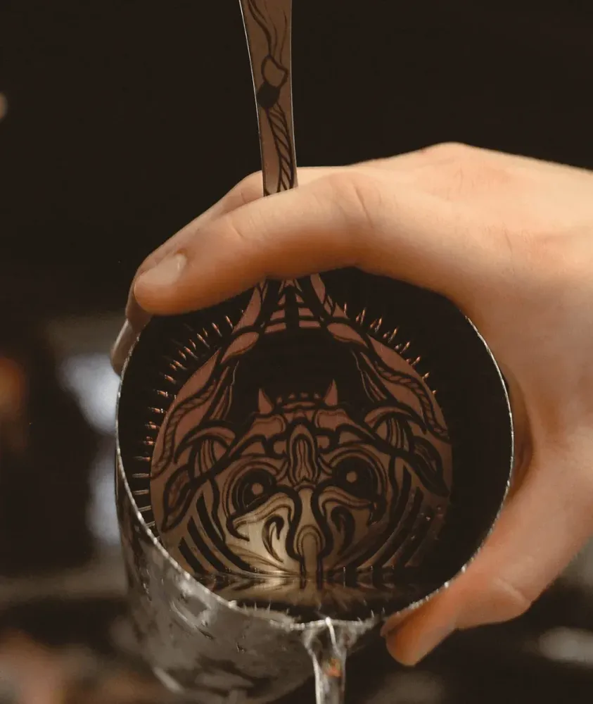 Стрейнер-хоторн Cocktail Design Hannya by Tattoo.Darina