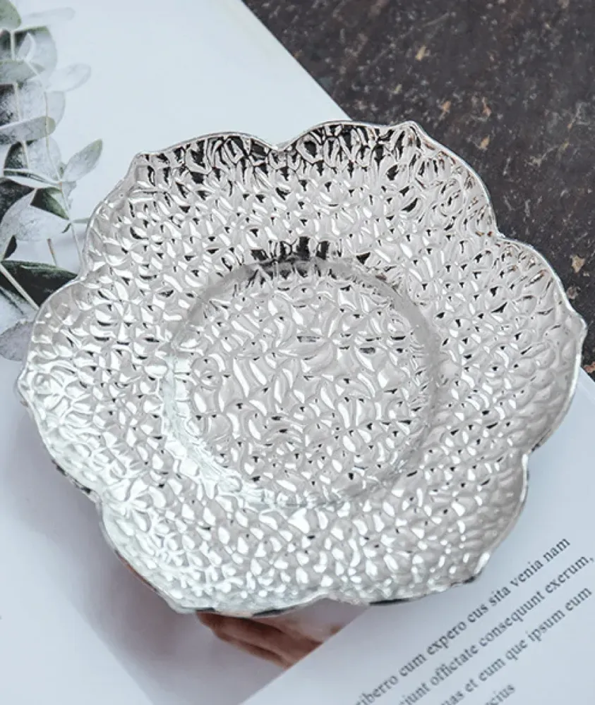 Костер для подачи Flower (серебро)
