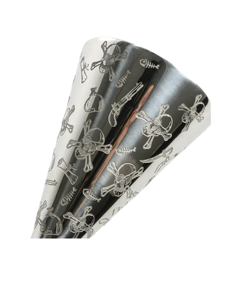 Джиггер с гравировкой "Skull" Barsoul 30/45 мл.