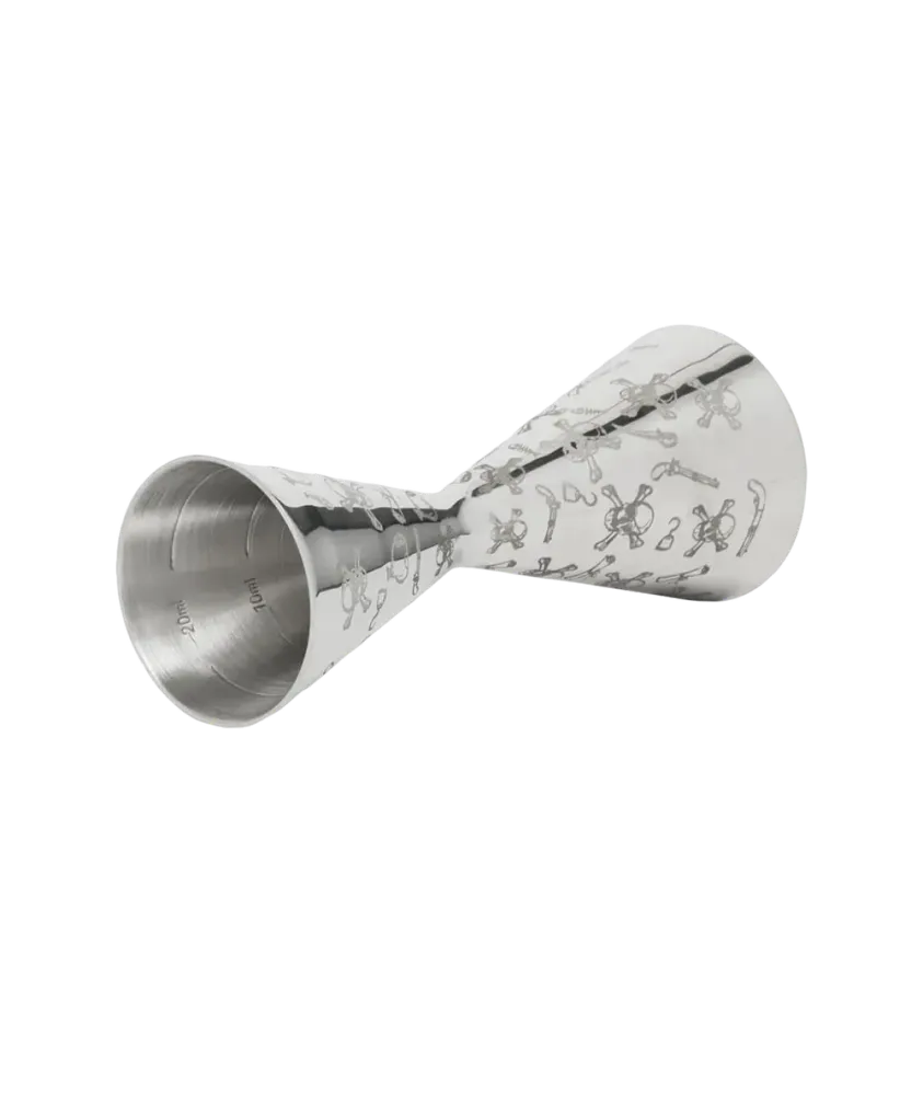 Джиггер с гравировкой "Skull" Barsoul 30/45 мл.