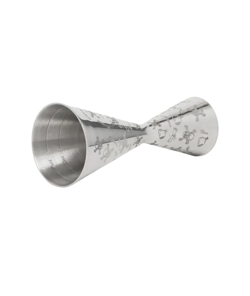 Джиггер с гравировкой "Skull" Barsoul 30/60 мл.