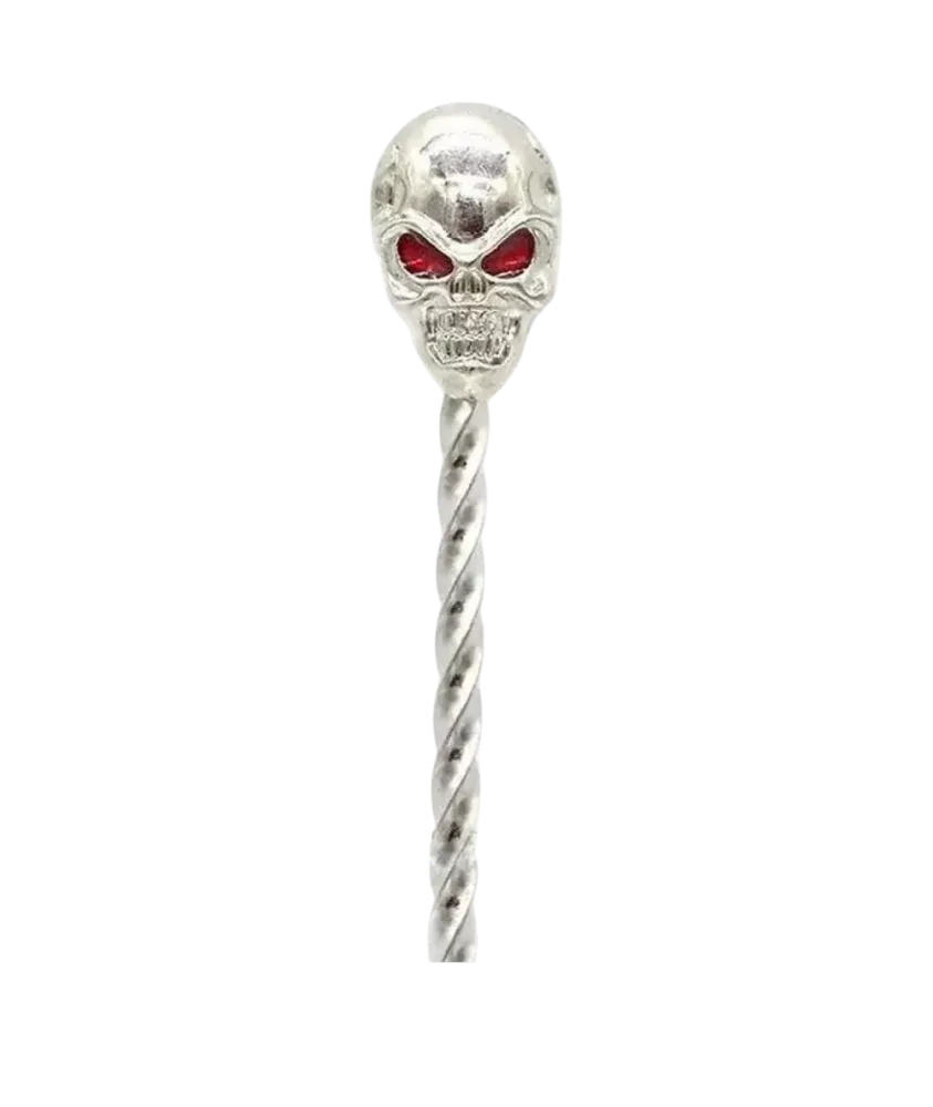 Барная ложка Skull Red Eyes 43 см