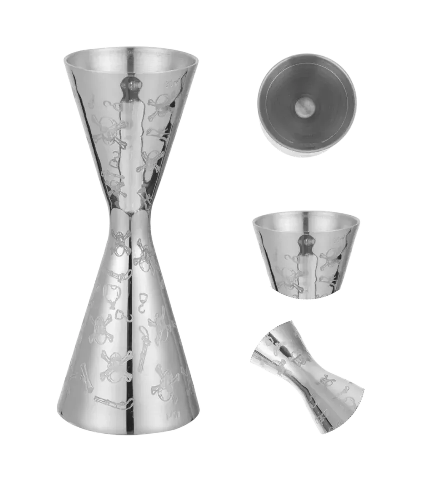 Джиггер с гравировкой "Skull" Barsoul 30/45 мл.
