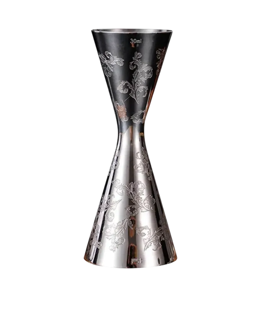 Джиггер с гравировкой "Leaves" Barsoul 30/60 мл.