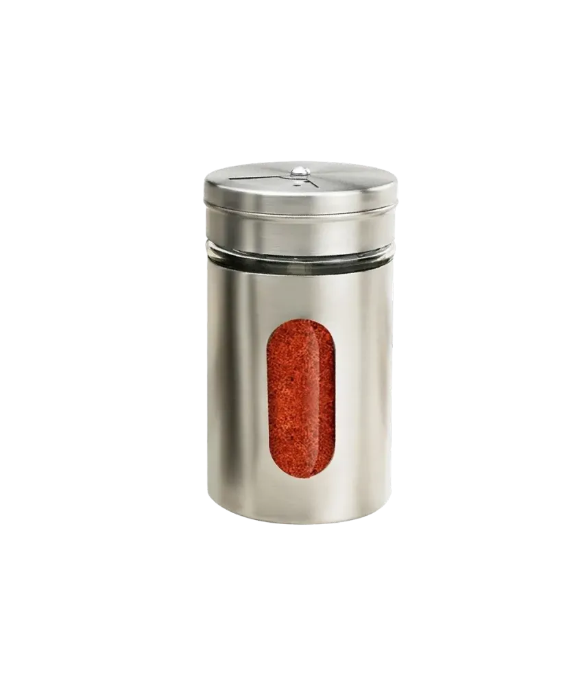 Стеклянный диспенсер для сыпучих продуктов 80 мл.